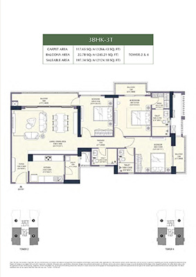 Emaar Urban Oasis Floor Plans